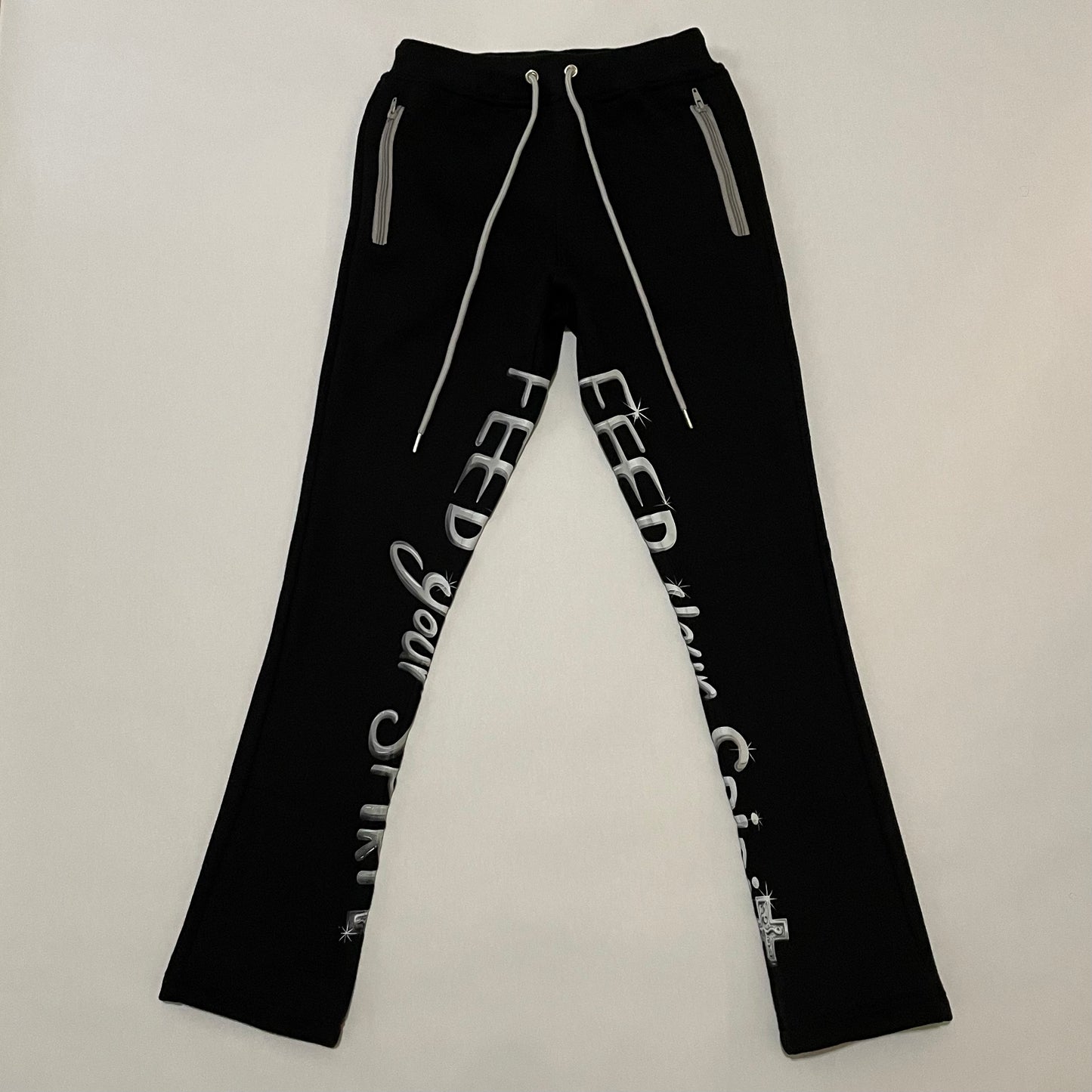 Feed Your Spirit Stacked Fleece Jogger Set