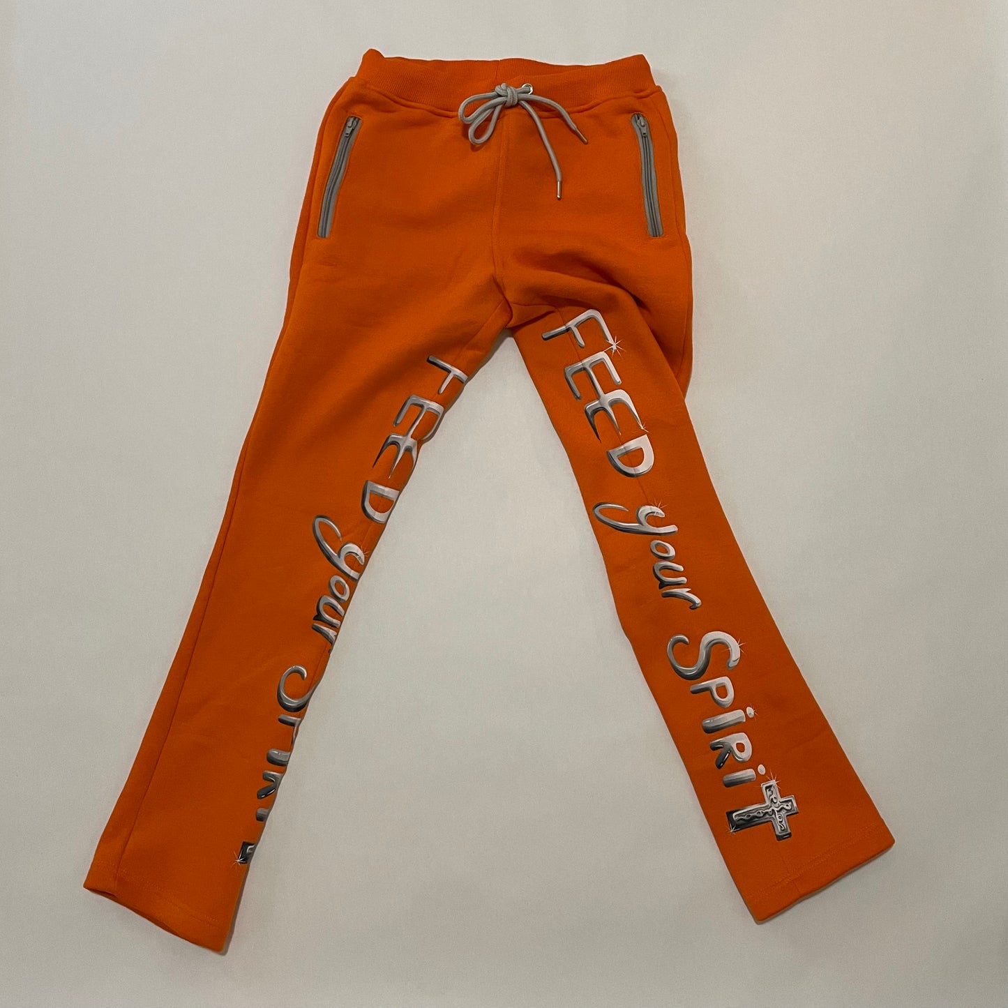 Feed Your Spirit Stacked Fleece Jogger Set