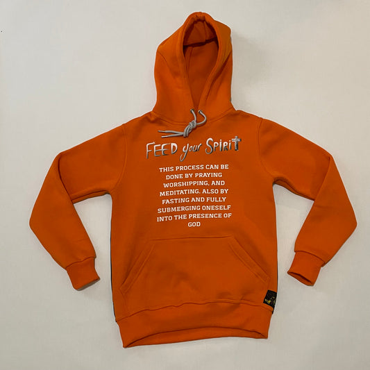 Feed Your Spirit Stacked Fleece Hoodie Jogger Set