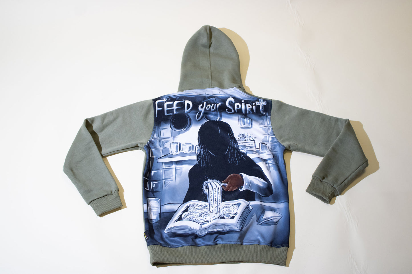 Feed Your Spirit Fleece Hoodie Jogger Set